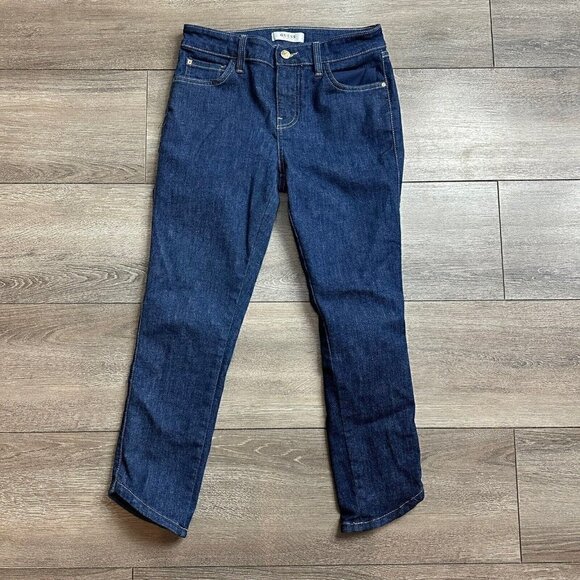 Guess Jegging Jeans Size 27 Capri Stretch Denim Blue - Picture 3 of 6